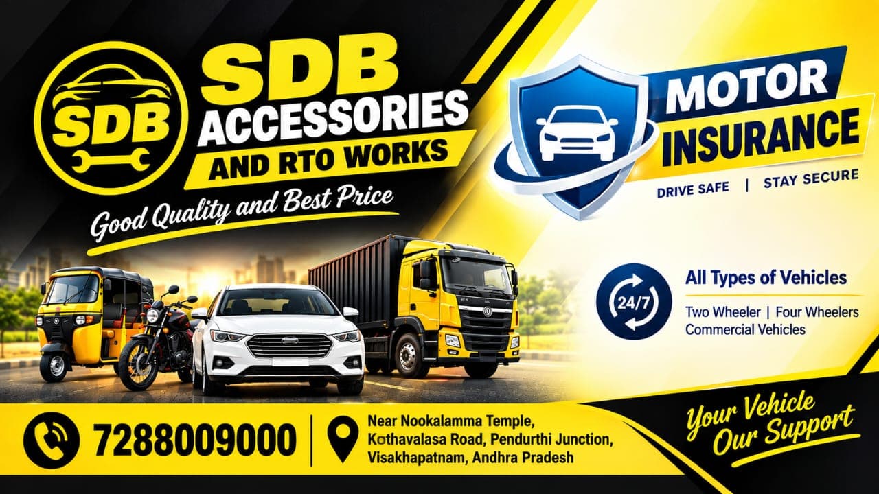 LED headlights, horns, chargers and electrical accessories.